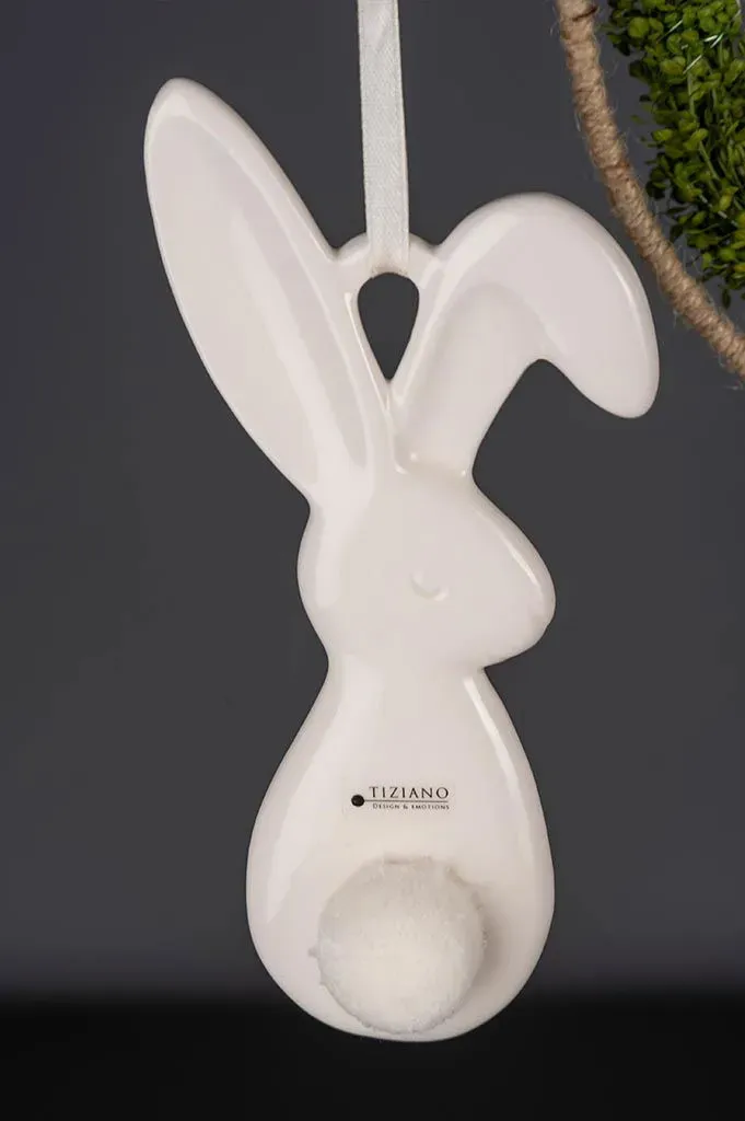 Anhänger Hase Fabrio mit Puschel 16,5cm