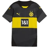 Puma Borussia Dortmund Auswärtstrikot Kurzarm-t-shirt - Puma black/faster Yellow - 5-6 Jahre