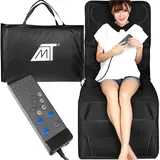 MT MALATEC Massagematte Elektronisch mit Wärmefunktion 10 Vibrationsmotoren Massage-Modi 3 Intensitätsstufen Ganzkörpermassagematte 23723