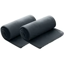 Wometo Polar Kuscheldecke 130 x 160 cm Dunkelgrau