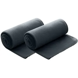 Wometo Polar Kuscheldecke 130 x 160 cm Dunkelgrau