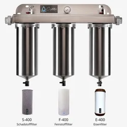 Crystallus Home-3 - Hausanlage - mit SFE-Filter (Schadstoff-, Feinstoff- und Eisenfilter)