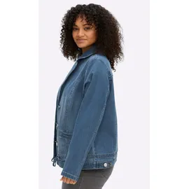 sheego Jeansblazer in blue-bleached | Gr.: 50