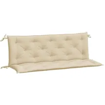 vidaXL Bankauflage 150 x 50 x 7 cm beige 2 St.