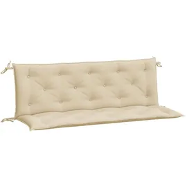 vidaXL Bankauflage 150 x 50 x 7 cm beige 2 St.