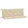 vidaXL Bankauflage 150 x 50 x 7 cm beige 2 St.