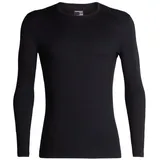 200 Oasis Merino Langarm-baselayer - Black - S