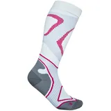Bauerfeind Run Performance Kompressionssocken Damen 2 Paar Weiß/Pink 35-37