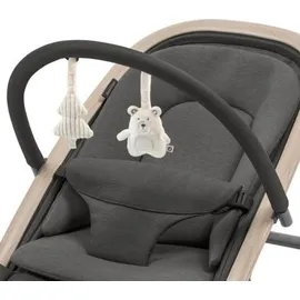Maxi-Cosi Kori 2-in-1-Babywippe mit Spielzeugbogen, 0–2 Jahre, bis zu 15 kg, Baby Bouncer, 3 mit einer Hand einstellbare Liegepositionen, Easy-in-Gurt, leicht und kompakt, Eco Care, Beyond Graphite