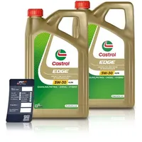 Castrol 10 L EDGE 5W-30 A5/B5 + Ölwechsel-Anhänger [Hersteller-Nr. 15F685]