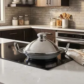 SIGNATURE Edelstahl Tajine Kochtopf 26 cm