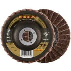 RHODIUS PROline VLS Vliesfächerschleifscheibe 115 x 22,23 mm coarse
