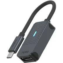 Rapoo USB-C Adapter grau USB-C auf DisplayPort
