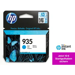 Jetzt mit 2 Euro Cashback HP Original 935 Druckerpatrone cyan 400 Seiten 4,5ml (C2P20AE)
