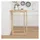vidaXL Bartisch 80 x 80 x 110 cm Braun