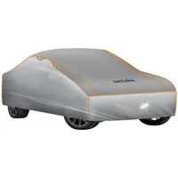 Tectake tectake® Autoplane, wasserdicht und atmungsaktiv, mit 4 mm Schaumstoffschicht, 3 längenverstellbare Spanngurte, inklusive Aufbewahrungstasche