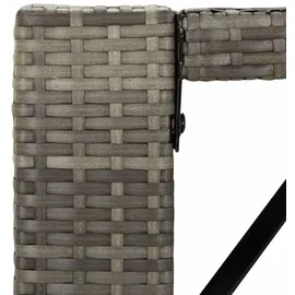 vidaXL Gartenbar-Set 5-tlg. Grau