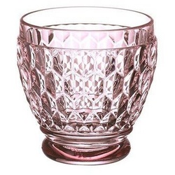 Villeroy & Boch Schnapsglas Boston, Kristallglas, Rosa L:6.3cm B:6.3cm H:6.3cm D:6.3cm Kristallglas rosa