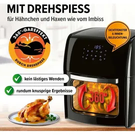 GOURMETmaxx Heißluftfritteuse XL 12 l