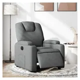 vidaXL Relaxsessel Elektrisch Dunkelgrau Stoff