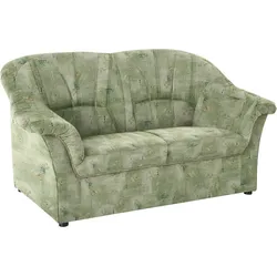 2-Sitzer DOMO COLLECTION "Pegnitz", grün, B:155cm H:82cm T:82cm, 100% Polyester, Sofas