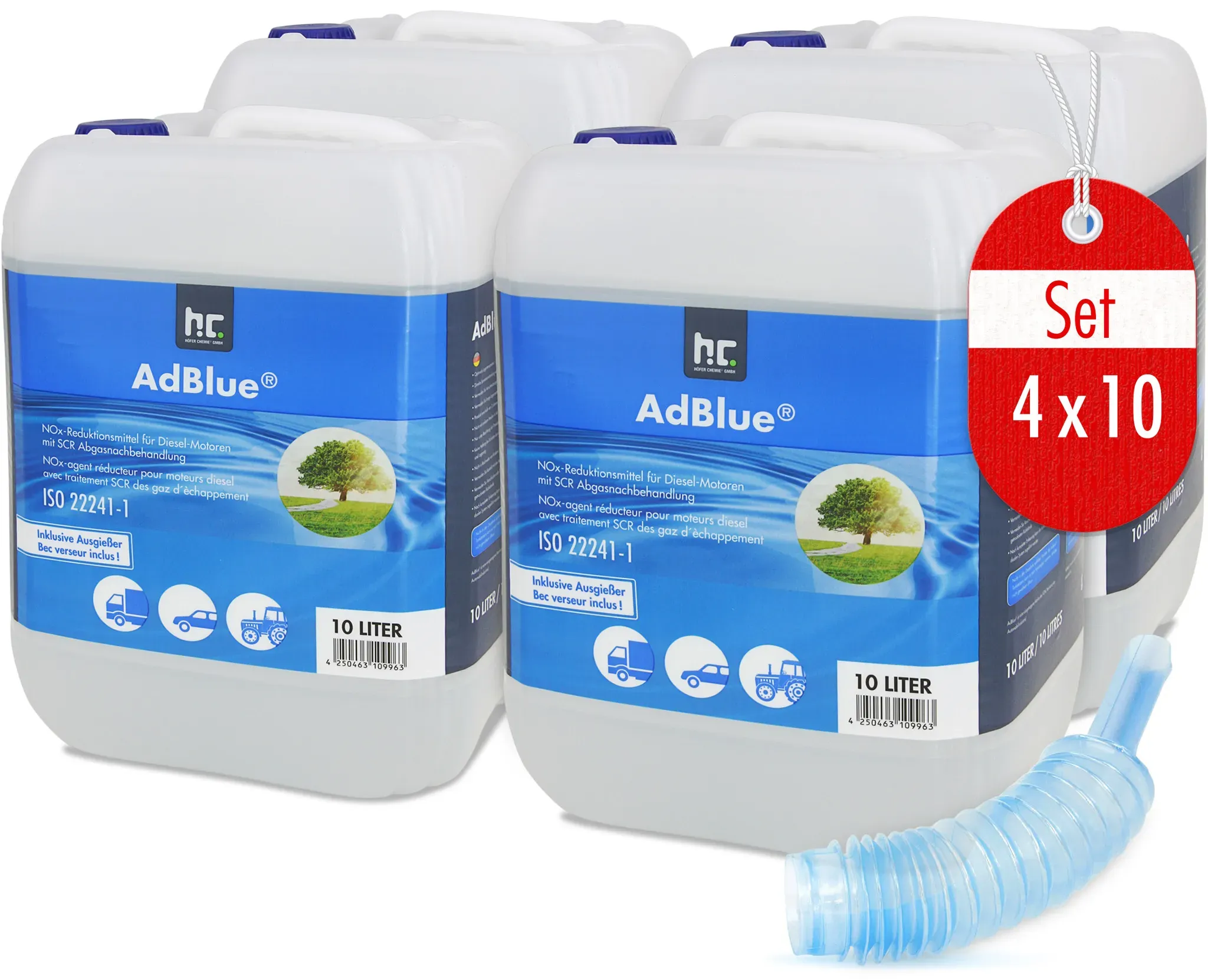 4 x 10 L AdBlue® Harnstofflösung