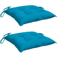 VidaXL Palettenkissen 2 Stk. Hellblau 50x50x7 cm Oxford-Gewebe