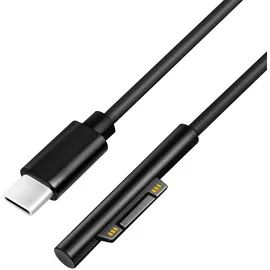 Logilink PA0342 - USB-C zu Surface (90°) Anschlusskabel 1,8m, mit PD (PowerDelivery) 60W