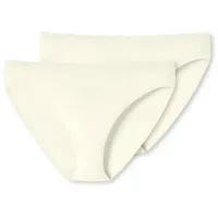 SCHIESSER Uncover Damen Tai-Slip 2-Pack - Off-White - Größe 3XL - 3XL