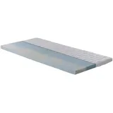 Mid.you Topper, Weiß, Textil, Füllung: Polyester, Fleece, Vlies, 180x200 cm, Bezug abnehmbar/waschbar, Ober- und Unterseite versteppt, für Hausstauballergiker geeignet, optimale Belüftung, verstellbare Lattenroste schadstoffgeprüft, mit Gummiband, alternative Größen erhältlich, Schlafzimmer, Matratzen Shop, Matratzenzubehör, Topper