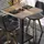 GGM Möbel Bistrotisch 80 x 80 x 75 cm Braun/Schwarz