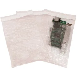 200x Adhäsionsverschlussbeutel aus Luftpolsterfolie antistatisch 480x320mm