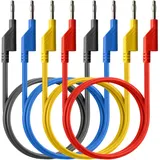 Peaktech 7046, - Messleitungen 0,25 m, Stapelbar, 4er Set,