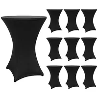 Lumaland Stehtischhusse - Ø 80-85 cm - Schwarz -