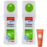 Mosquito protect Zecken-Schutzspray 2x 100 ml I Schutz vor Zecken, Grasmilben, Mücken I Zecken-Schutz I Insektenschutz I Outdoor-Schutz I Icaridin I ab 2 Jahren I Spar-Set plus Pharma-Perle give-away