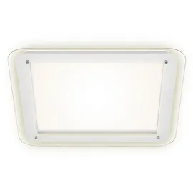 Briloner LED Deckenleuchte Free weiß 52 x 52 cm mit Backlight-Effekt