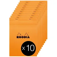 Rhodia 16200C - Packung mit 10 Notizblöcken No.16, A5