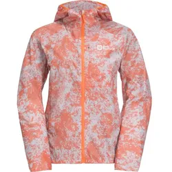 Jack Wolfskin Prelight Wind Jacket W grid camo digital orange (8312) S
