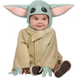 Rubie's Offizielles Disney Star Wars The Child Kleinkind-Kostüm, Kinderkostüm, Größe Kleinkind 1–2 Jahre, ‎Mehrfarbig Halloween