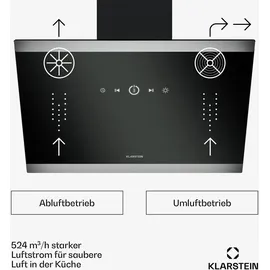 Klarstein FlashLine Kopffreihaube 60 cm Schwarz