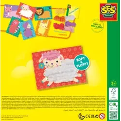 SES Creative Bastelset Flauschige Tiere sticken 14043