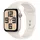 Apple Watch SE 2024 GPS 44 mm Aluminiumgehäuse Polarstern, Sportarmband Polarstern S/M