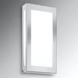 CMD Außenwandleuchte Edelstahl 28 x 14 cm 1er Set silber