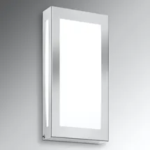 CMD Außenwandleuchte Edelstahl 28 x 14 cm 1er Set silber