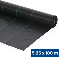 Mulch-Abdeckgewebe, 90 g/m2, 5,25 x 100 m