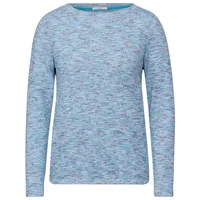 Cecil Langarmshirt in multi aqua melange | Gr.: XXL