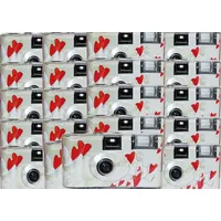 Photo Porst 20x Einwegkamera fliegende Herzen weiß MHD 12.2025 Einwegkamera