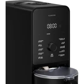 Klarstein Marcia Touch Pflanzenmilchbereiter, 1200W, 12 Programme, Selbstreinigung, LCD-Touch, 1,2L Edelstahl, Nussmilch Maschine & Hafermilch Maschin