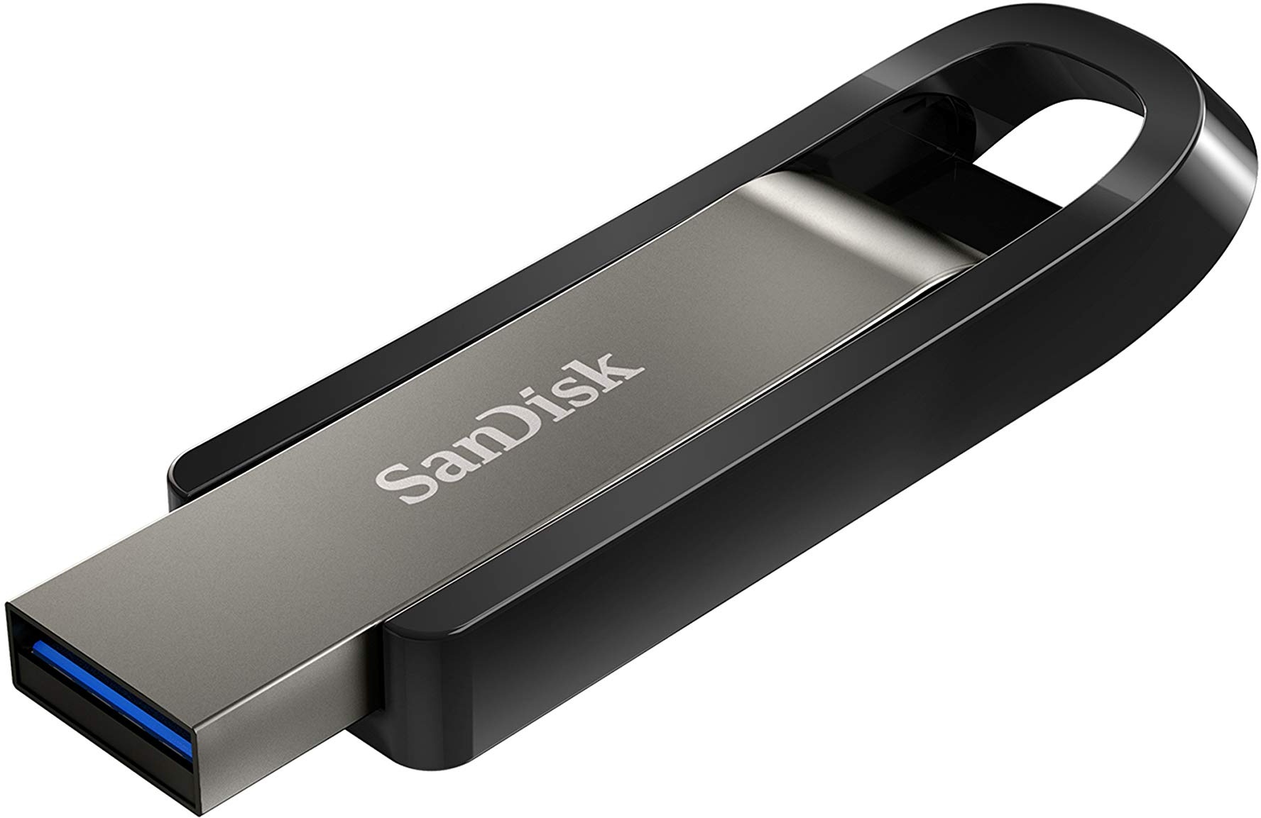 SanDisk Extreme GO USB 3.2 Flash Drive 64 GB (Highspeed USB, Lesegeschwindigkeit 400 MB/s, SanDisk SecureAccess, RescuePRO Deluxe)
