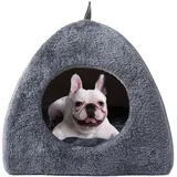 Yeeda Katzenbetten Für Katzen, Katzenhöhle Bett, Halbgeschlossenes Katzenbett, Faltbares Katzenbett Zelt Für Katzen Und Kleine Hunde, Zelt Haus Für Hunde, Katzen, Kaninchen